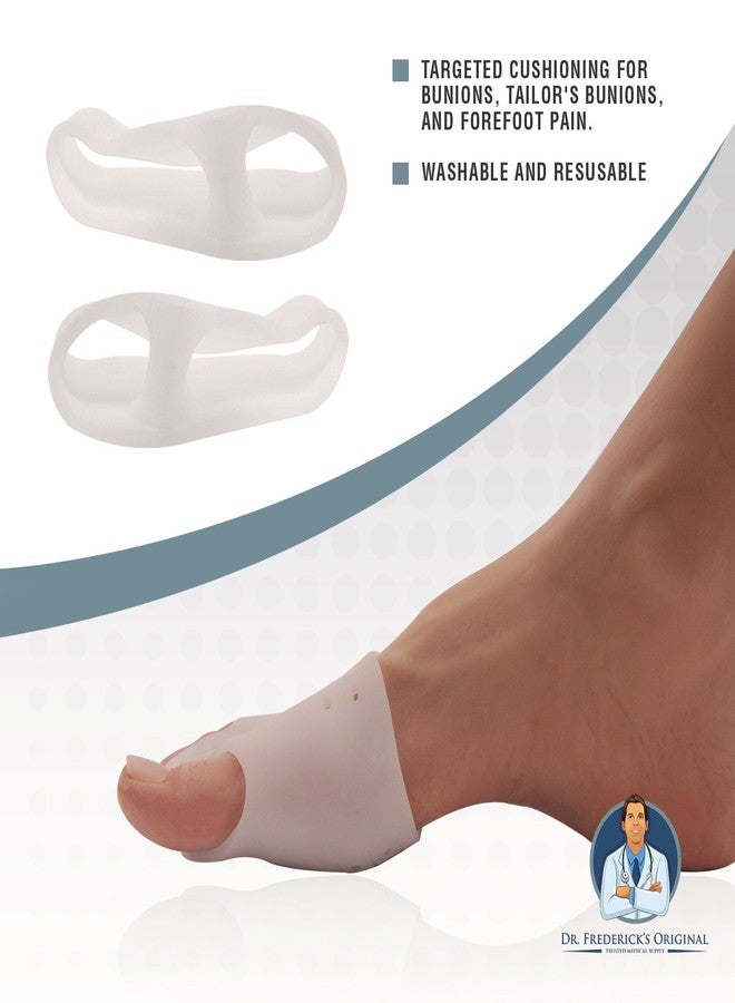 Dr. Frederick's Original Deluxe Ball of Foot Cushions & Bunion Pad - 2 Pieces - Foot Pads to Help Relieve Hallux Valgus, Tailor's Bunion, and Forefoot Pain - Get Back to Your Active Lifestyle - Image 4